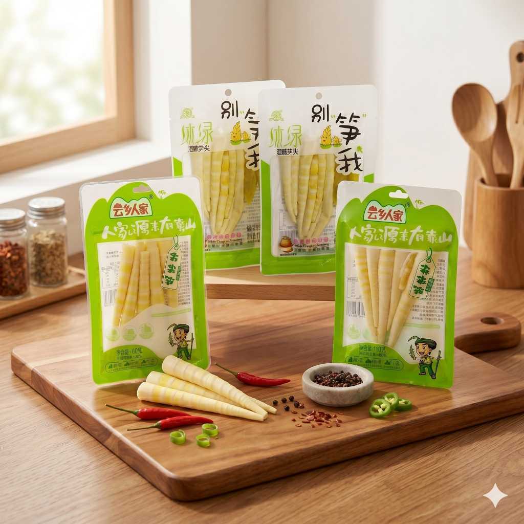 Măng Trúc Cay Yuyu Tứ Xuyên - Măng Giòn Sần Sật, Vị Cay Tê Đặc Trưng - Đồ Ăn Vặt Nội Địa Trung.s8