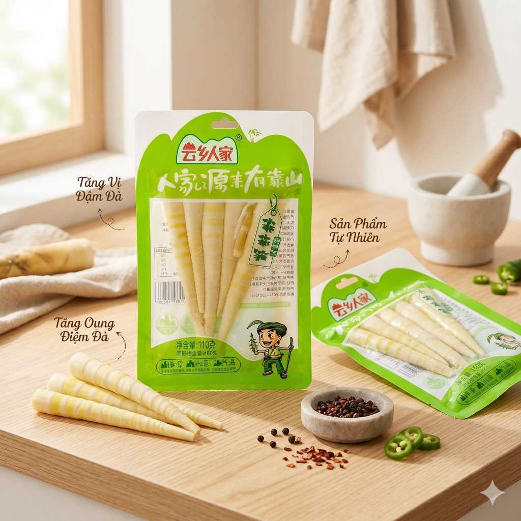 Măng Trúc Cay Yuyu Tứ Xuyên - Măng Giòn Sần Sật, Vị Cay Tê Đặc Trưng - Đồ Ăn Vặt Nội Địa Trung.s8