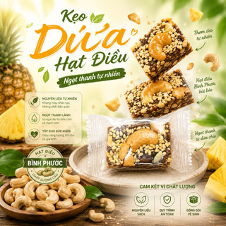 Kẹo Dứa Hạt Điều