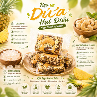 Kẹo Dứa Hạt Điều