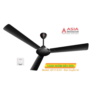 Quạt trần cao cấp 3 cánh QT11 chính hãng Asia Lighting, bảo hành 2 năm