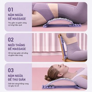 Khung hỗ trợ giãn nắn chỉnh cột sống lưng cải thiện đau lưng, thoái hóa, thoát vị 4 mức DC005 VIOTA FIT