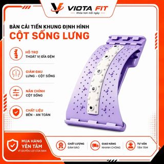 Khung hỗ trợ giãn nắn chỉnh cột sống lưng cải thiện đau lưng, thoái hóa, thoát vị 4 mức DC005 VIOTA FIT