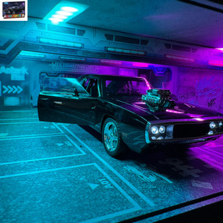 Mô Hình Xe Dom's Dodge Charger R/T 1970 Fast & Furious 1:24 - Xe Hợp Kim Diecast Mở 2 Cửa, Nắp Capo & Cốp Sau