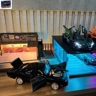 Mô Hình Xe Dom's Dodge Charger R/T 1970 Fast & Furious 1:24 - Xe Hợp Kim Diecast Mở 2 Cửa, Nắp Capo & Cốp Sau