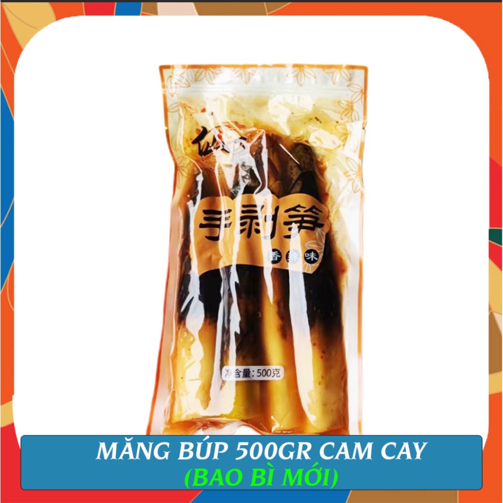 2 Gói Măng Búp Ngâm Chua Cay 500g - Đồ Ăn Liền Giòn Ngon Đặc Sản Tứ Xuyên-s8