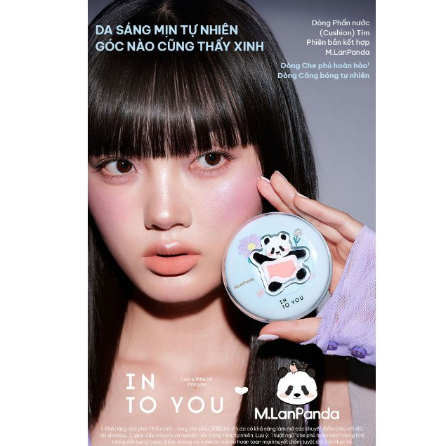 Quà tặng kèm 4 màu thử Cushion Panda