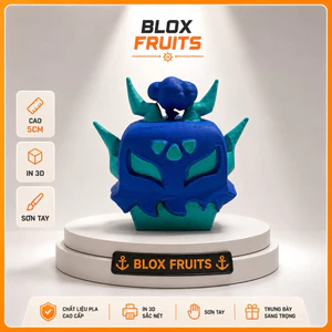 Mô Hình Trái Lightning Blox Fruits 5cm – Tô Màu Thủ Công, Trang Trí Trưng Bày, Không Code