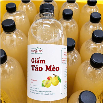 Giấm Táo Mèo Hữu Cơ Giảm Cân Hiệu Quả, Giấm Táo mèo đặc sản Yên Bái Tốt Cho Sức Khỏe