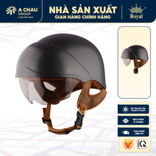 Mũ Bảo Hiểm Nửa Đầu Royal M38k Kính Âm Tại Nhà Sản Xuất, Size L XL Cho Nam Nữ Đi Xe Máy, Bh 12T