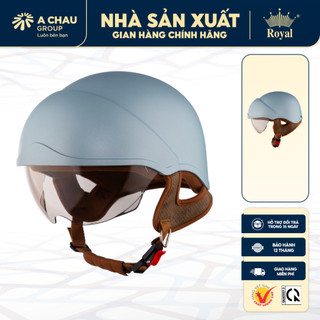 Mũ Bảo Hiểm Nửa Đầu Royal M38k Kính Âm Tại Nhà Sản Xuất, Size L XL Cho Nam Nữ Đi Xe Máy, Bh 12T