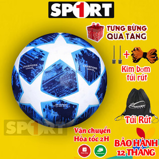 Quả bóng đá Đúc Champions Size số 5 ( loại 4 lớp ) - Bảo hành 12T