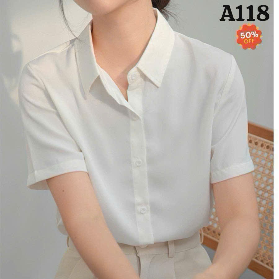 ( GIẢM GIÁ - HÀNG LẺ SIZE- XẢ KHO  ) Áo Sơ Mi công Sở Mango Mềm Mát Lịch Sự  (2)