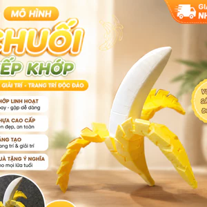 Đồ Chơi Mô Hình Chuối Biến Hình – Fidget Banana Print-in-Place Đồ Chơi Giảm Stress, Quà Tặng Độc Đáo