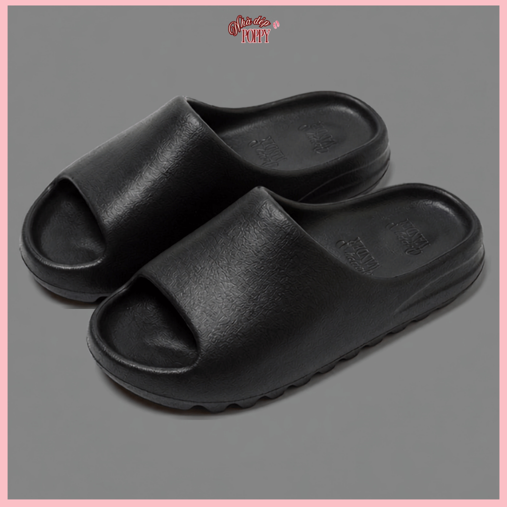 Dép Bánh Mì (TĂNG 1 SIZE KHI ĐẶT) YZ Nam Nữ Vân Nhám Đế Cao 3cm, Dép Đúc Nguyên Khối Cao Cấp Êm Nhẹ Chống Trượt