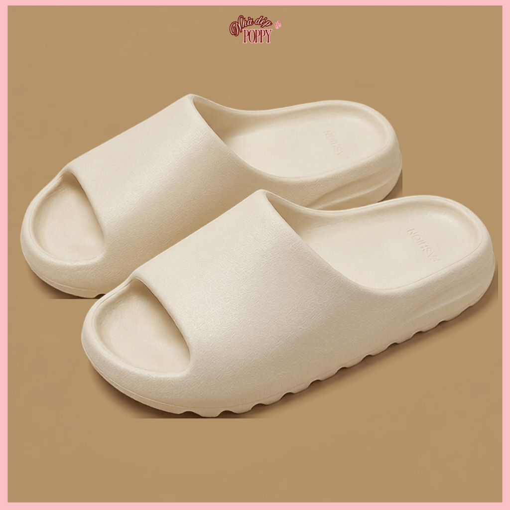 Dép Bánh Mì (TĂNG 1 SIZE KHI ĐẶT) YZ Nam Nữ Vân Nhám Đế Cao 3cm, Dép Đúc Nguyên Khối Cao Cấp Êm Nhẹ Chống Trượt