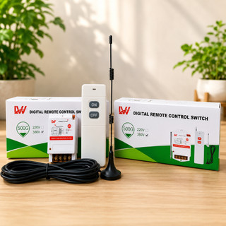 Bộ Điều Khiển Từ Xa LW40A 220V 1KM 3KM 5KM – Remote 315MHz Cho Máy Bơm, Motor 3HP