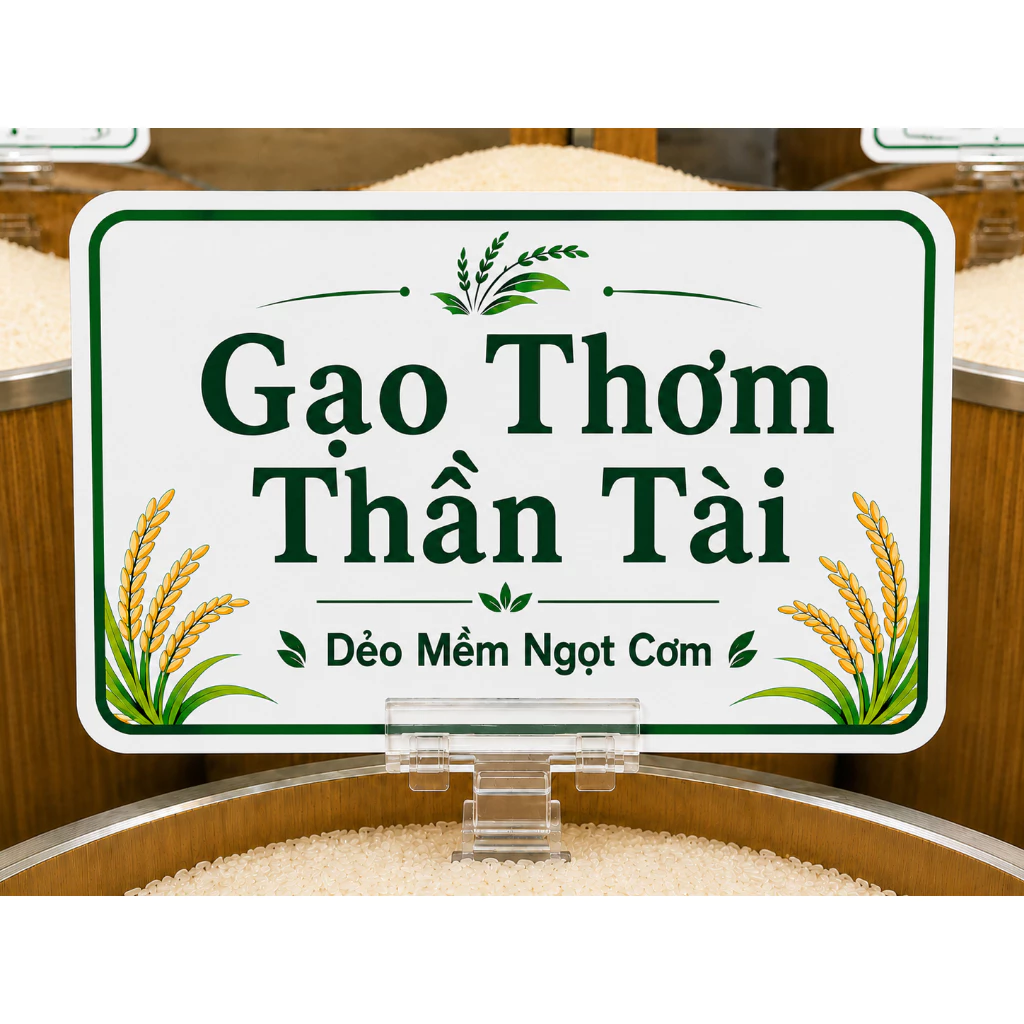 10Kg Gạo THẦN TÀI Xốp Khô Cơm (Dành ai không ăn dẻo)