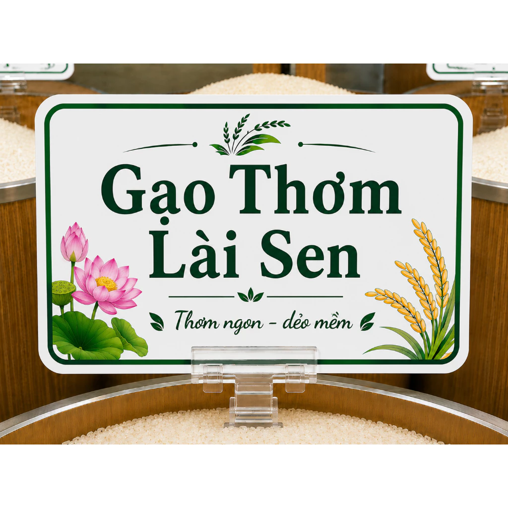 COMBO 20KG Gạo THƠM LÀI SEN Mới Dẻo Mềm Trắng Cơm Thơm Nhẹ giá bình dân (20kg) LÀI SEN