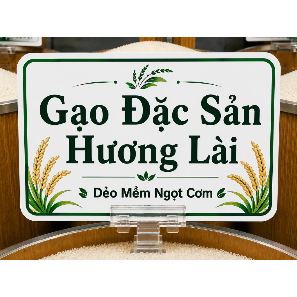 5kg Gạo Đặc Sản Hương Lài, Cơm Trắng Dẻo Dai Đặm Cơm