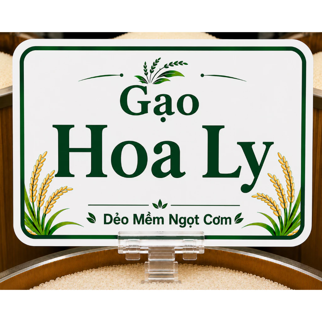 Gạo Thái Nhập Hoa Ly bao 10kg Cơm Trắng Dẻo Cơm Mềm