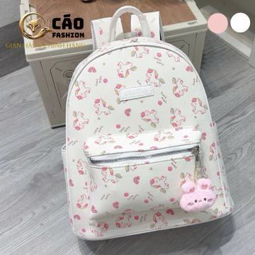 Balo đi học in hình ngộ nghĩnh dành cho bé gái _ balo cao cấp CÁO FASHION _ Balo nhiều ngăn đựng sách vở ,laptop xtl789