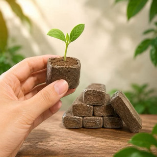 (Mua 5 Tặng 1) Viên Xơ Dừa Nén- Đất Sạch Trồng Cây, Trồng Rau