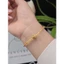 LPT27-Lắc tay thạch anh vàng mix charm cầu