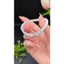 LPT19-Lắc tay ngũ điếu Bạch Ngọc điểm xanh táo