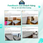 NỆM KIM CƯƠNG - Nệm Foam massage trà xanh vải lạnh LUCID Green Tea Cool, cân bằng nhiệt 4 mùa, kháng khuẩn, nâng đỡ — ảnh 4
