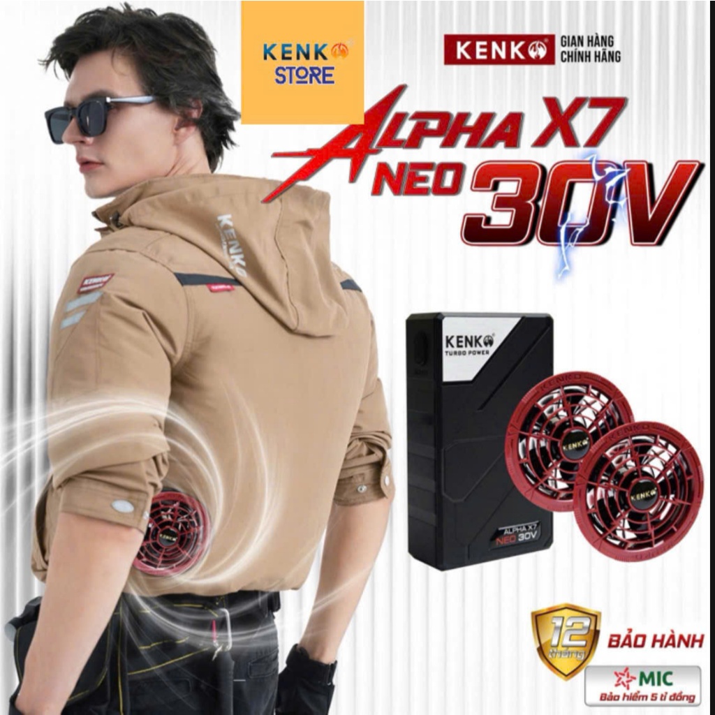 [KENKO STORE] Kenko 30V Alpha X7 NEO. Sản phẩm mới ra mắt 2026. Siêu phẩm tối ưu tất cả từ trước đến nay. Bảo hành 12 th
