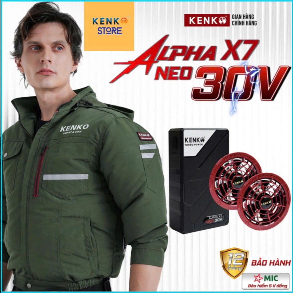[KENKO STORE] Kenko 30V Alpha X7 NEO. Sản phẩm mới ra mắt 2026. Siêu phẩm tối ưu tất cả từ trước đến nay. Bảo hành 12 th