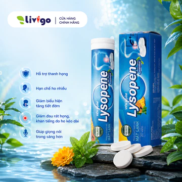 [Combo 2,4,6] Viên ngậm thảo dược Lysopen (t/20 viên) Hỗ trợ giảm viêm họng, đau rát, bổ sung B5 B6