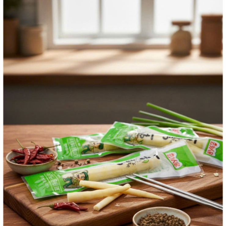 [COMBO 10 Gói ] Măng Trúc Tứ Xuyên Chính Hãng🌿Măng Trúc Ngâm Ớt Xanh Cực Cay, Cực Cuốn -🌶️.s8