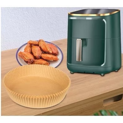 Set 50 Miếng Giấy Lót Nồi Chiên Hình Khuôn Bánh