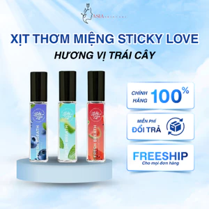 Xịt thơm miệng hương trái cây Sticky Love lưu hương lâu Dưa hấu, Việt quất, Bạc hà hơi thở thơm mát DC88