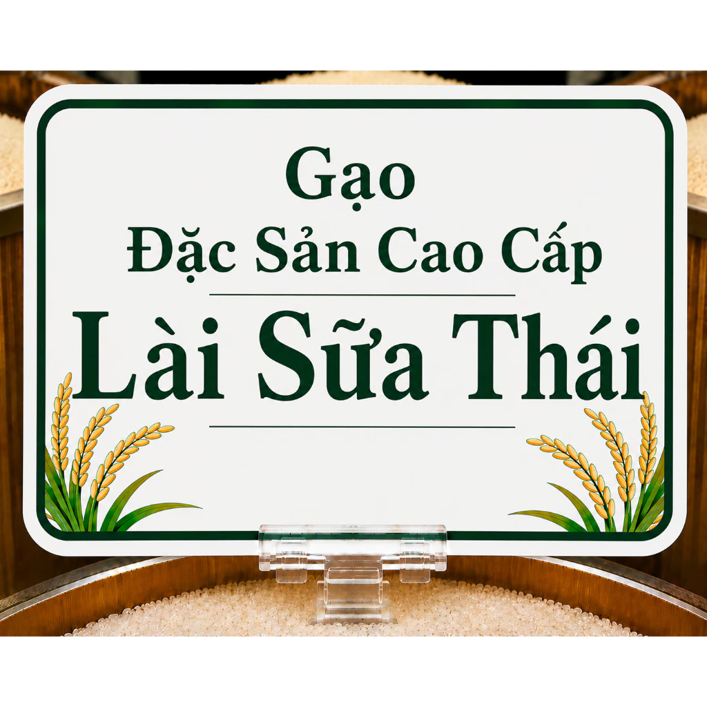 Gạo Lài Sữa Thái Bao 10kg