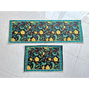 Set 2 thảm bếp nỉ đôi tone màu xinh xắn phù hợp mọi nơi trong nhà