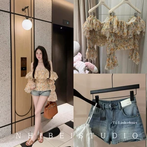 ÁO TRỄ VAI HOA NHÍ BO CHUN | TAY BÈO ĐIỆU ĐÀ PHONG CÁCH TIỂU THƯ HÀN QUỐC | STYLE ULZZANG HOT TREND 2026 BY CHAMIE STORE