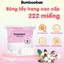Bông tẩy trang Bumboobee Cotton Pads 222 miếng chính hãng 100% bông tự nhiên mềm mịn không xơ bông