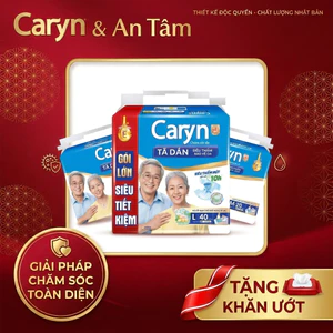 TÃ DÁN NGƯỜI LỚN CARYN L20 (SIZE L - 20 MIẾNG) - SIÊU THẤM HÚT 10H & BẢO VỆ DA