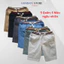 combo 3-5 quần short kaki nam lưng thun vải kaki mềm mịn QTS05