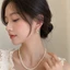 Bông tai chữ U vintage bản dày thời thượng