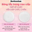 Bông tẩy trang tròn Bumboobee Cotton Pads 120 miếng dạng cây dập viền 100% bông tự nhiên
