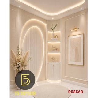 Phông nền livestream sang trọng 3D 5D TS Decor,background livestream chụp ảnh tặng phụ kiện treo