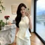 ÁO SƠ MI TRẮNG CỔ V KHÔNG TAY | THIẾT KẾ VẠT CHÉO TÔN DÁNG | OUTFIT CÔNG SỞ SANG TRỌNG HIỆN ĐẠI BY CHAMIE STORE