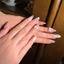 Móng giả mắt mèo ánh trăng hồng nude đính nơ chấm bi điệu đà TẶNG KEO-LEUBO