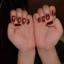 Nailbox nâu mắt mèo ánh trăng, móng úp form tròn ngắn đơn giản đi học đi làm TẶNG KEO LEUBOX