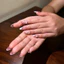 Móng giả gắn keo, nailbox mắt mèo màu hồng đính nơ chấm dễ thương giá rẻ tự dán tại nhà LEUBOX