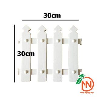 Tấm Hàng Rào Nhựa Lắp Ghép Trang Trí Vườn Dài 30cm x 30cm